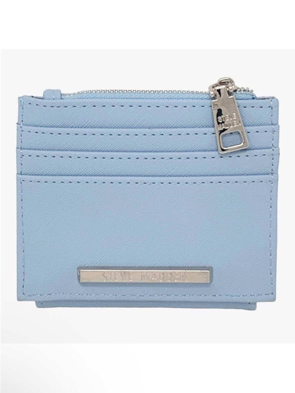Steve Madden Light Blue Card Holder Wallet